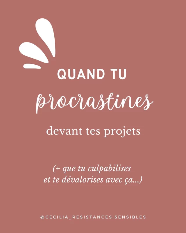 Quand il s'agit de choses à faire pour les autres, ou d'un projet que tu ne mènes pas seule, tu es à fond et rien ne t'arrête ! Mais quand il s'agit d'un projet rien qu'à toi, ou rien que pour toi, qui viendrait de qui tu es vraiment ou juste pour te faire plaisir, y'a plus personne. Tu bloques, tu n'as plus de jus, tu t'effondres.L'enfant créateur en toi n'a pas été validé.Ce qui vient de toi n'a pas permis de créer du lien et de la joie.Alors à quoi bon.La bonne nouvelle, c'est qu'il n'est jamais trop tard pour restaurer ta capacité à agir pour toi ! Tu peux reprendre le développement de ta volonté et de ta motivation au service de TES créations, de tes projets personnels.Le travail avec les Parts Intérieures et les états du système nerveux, en lien avec les blessures d'attachement, sont les clés qui peuvent te permettre de retrouver ton pouvoir, ton aptitude à mobiliser ton énergie pour toi-même.Dis-moi si ça te parle et si ça ouvre des perspectives pour toi !------Je suis Cécilia, j'accompagne celles qui se sentent prisonnières à l'intérieur d'elles-mêmes, et qui veulent se libérer afin de vivre la sécurité et la joie d'être ELLES.Avec sensibilité, douceur, intuition et bienveillance, je te guide sur ce chemin de libération de tes comportements de protection limitants pour vivre un lien authentique, apaisé et nourrissant avec toi-même et avec le monde.Spécialisée en thérapie relationnelle, j'utilise le modèle de l'IFS -Internal Family Systems- et l'IR -Intelligence Relationnelle- pour t'accompagner en intégrant la guérison du Trauma, les états du Système nerveux et les blessures d'Attachement.#IFS #internalfamilysystems #suradaptation #guerisonemotionnelle #attachement #blessuresdattachement #therapieifs #traumadenfance #guerisoninterieure #guerison #intelligencerelationnelle #therapierelationnelle #procrastination #blocagesemotionnels  #blocagecreatif #psychoeducation